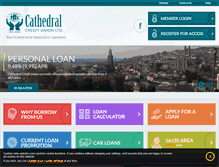 Tablet Screenshot of cathedralcu.ie